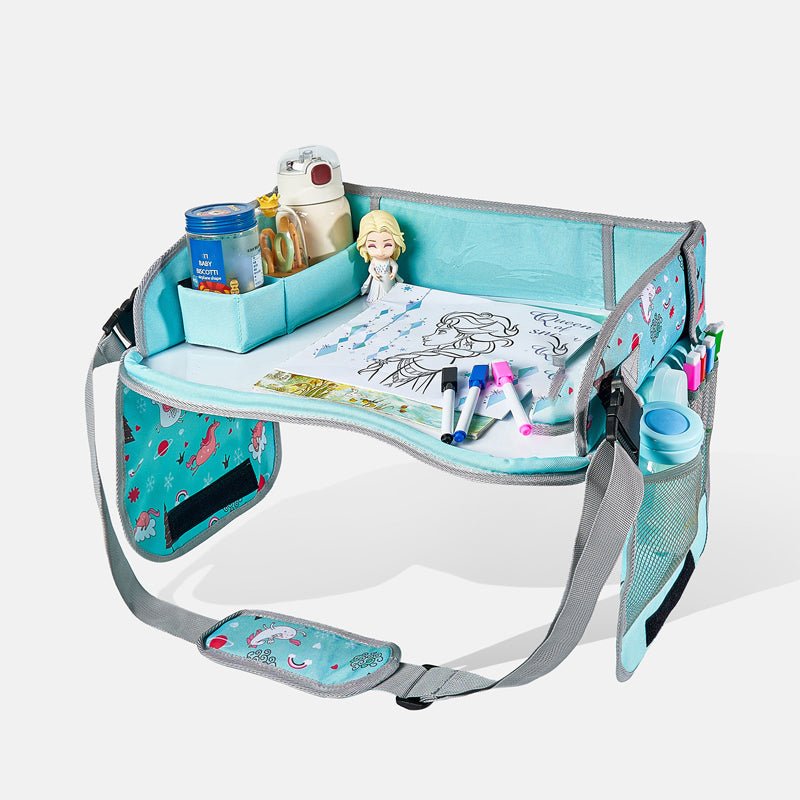 Kido Travel Lap Tray | Erasable, Foldable with Storage Pockets - Hartwella