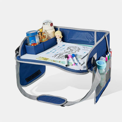 Kido Travel Lap Tray | Erasable, Foldable with Storage Pockets - Hartwella