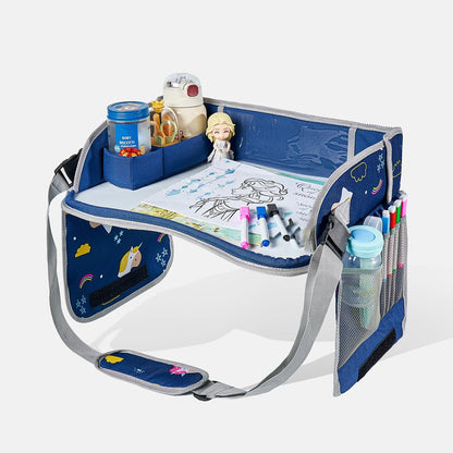 Kido Travel Lap Tray | Erasable, Foldable with Storage Pockets - Hartwella