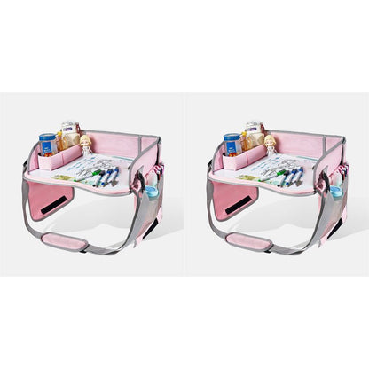 Kido Travel Lap Tray | Erasable, Foldable with Storage Pockets - Hartwella