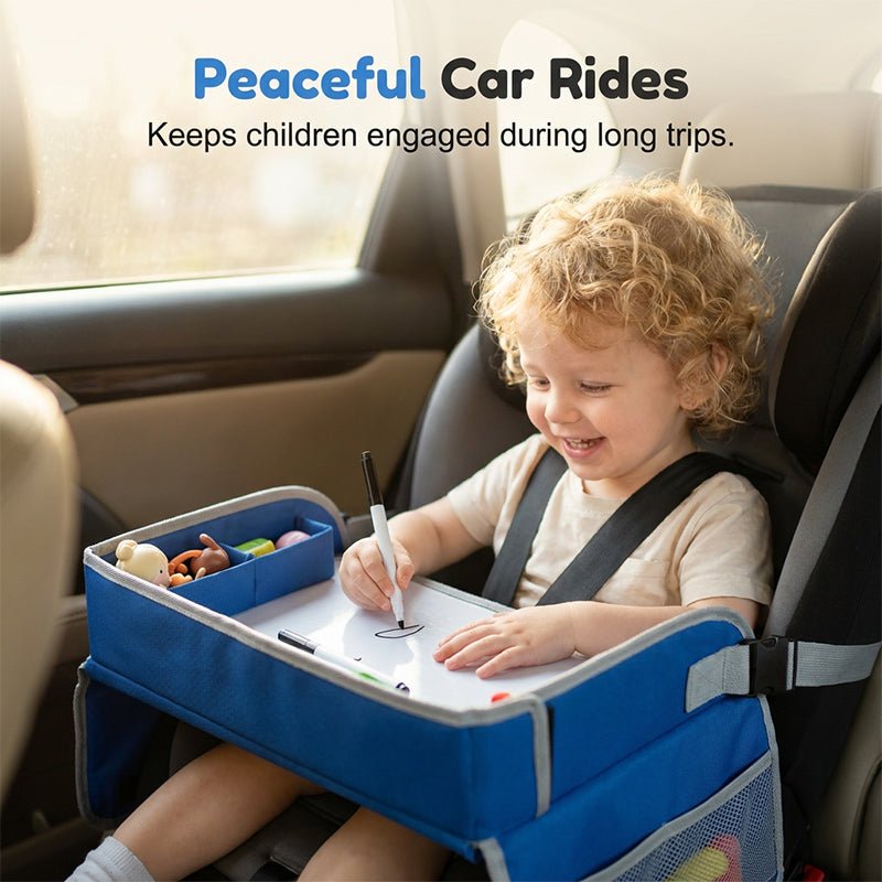 Kido Travel Lap Tray | Erasable, Foldable with Storage Pockets - Hartwella