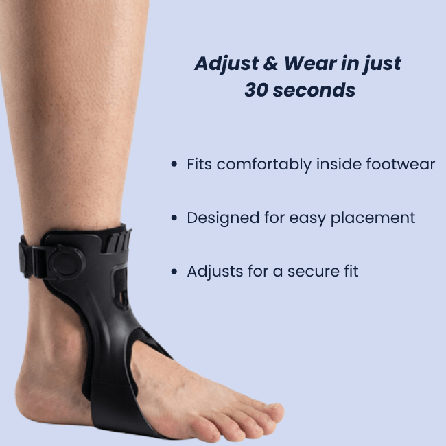 Kinetic Gait Support Device | Muscle - Mimic Technology, Adjustable Fit - Hartwella