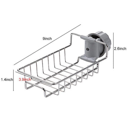Kira Sink Organizer Rack | Stainless Steel, Easy Installation - Hartwella