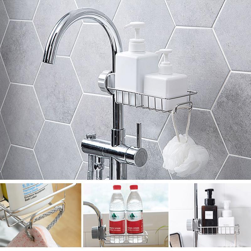 Kira Sink Organizer Rack | Stainless Steel, Easy Installation - Hartwella