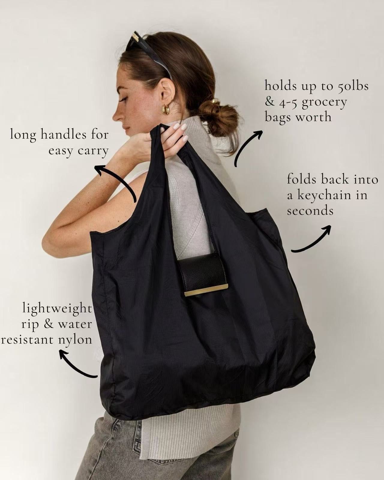 Kite Multi - Functional Tote Bag | Eco - Friendly, Compact Design - Hartwella