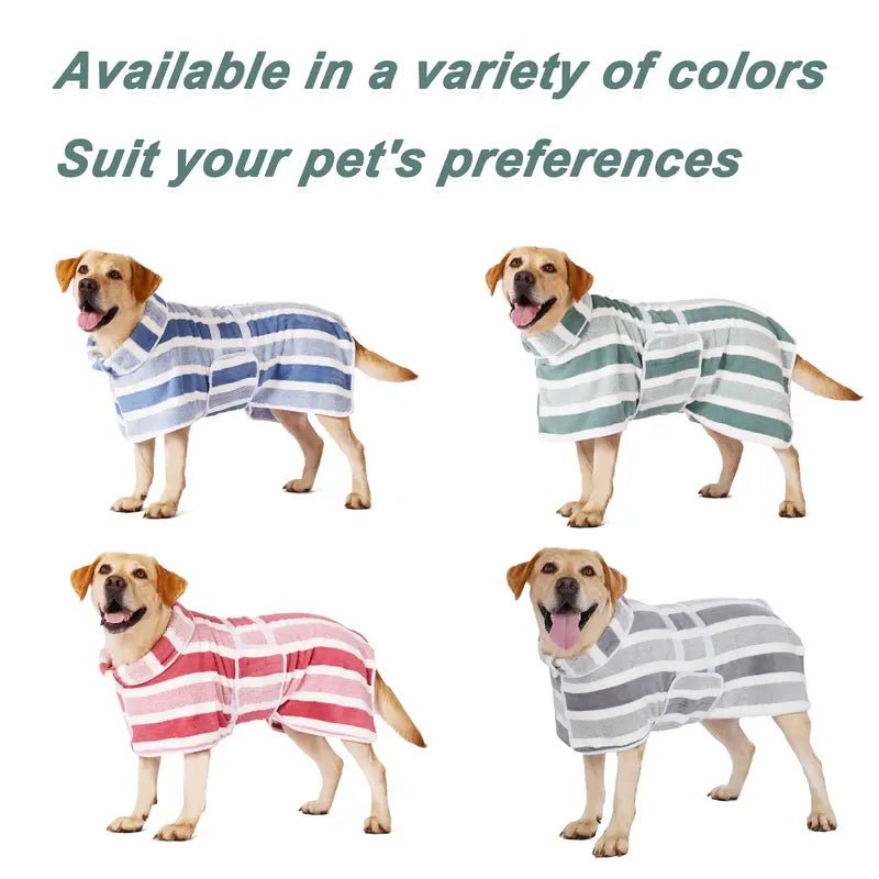 Koda Dog Bathrobe | Super Absorbent Microfiber - Hartwella