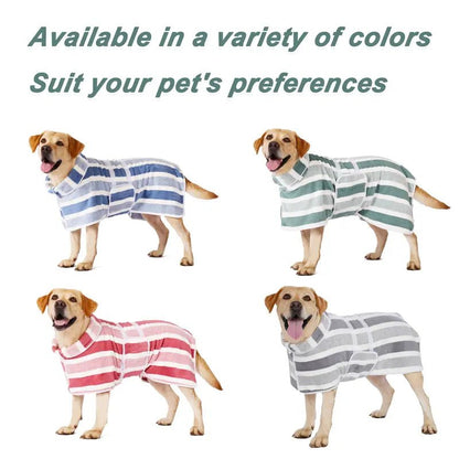 Koda Dog Bathrobe | Super Absorbent Microfiber - Hartwella