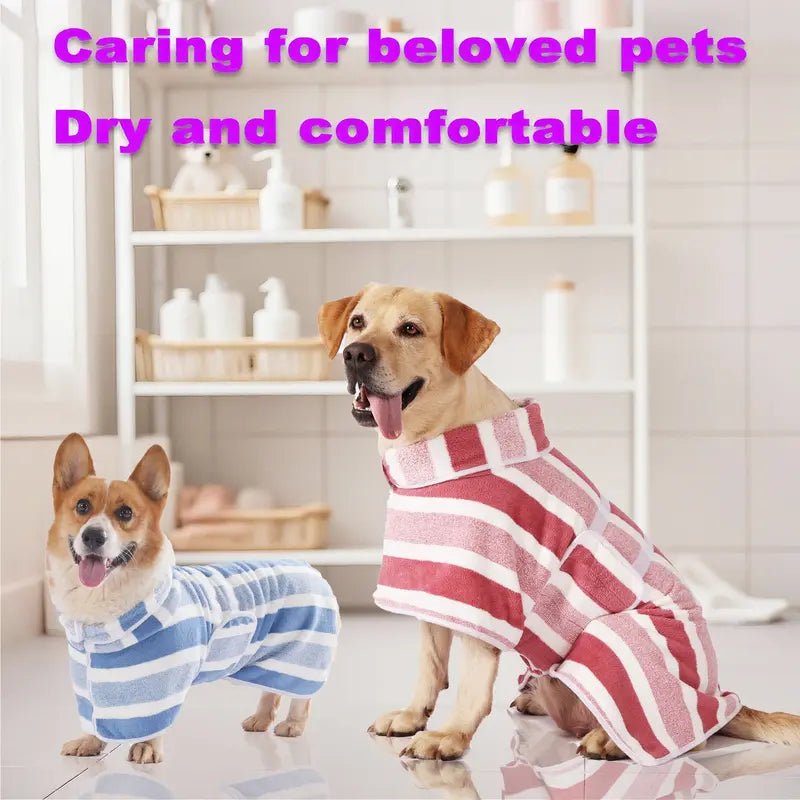 Koda Dog Bathrobe | Super Absorbent Microfiber - Hartwella