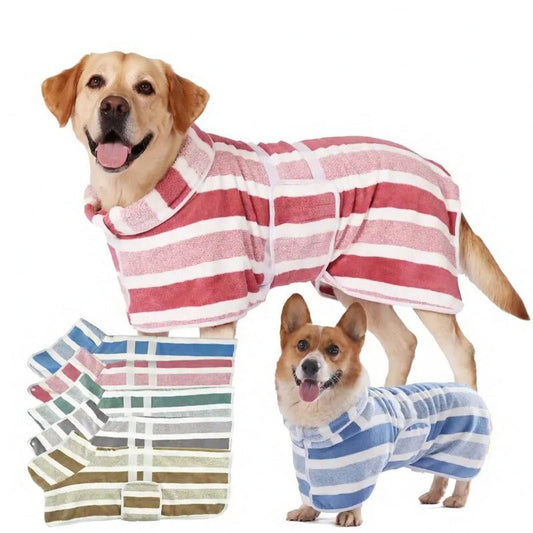 Koda Dog Bathrobe | Super Absorbent Microfiber - Hartwella