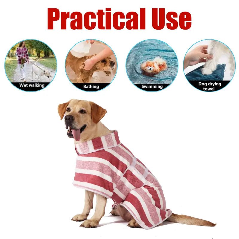Koda Dog Bathrobe | Super Absorbent Microfiber - Hartwella