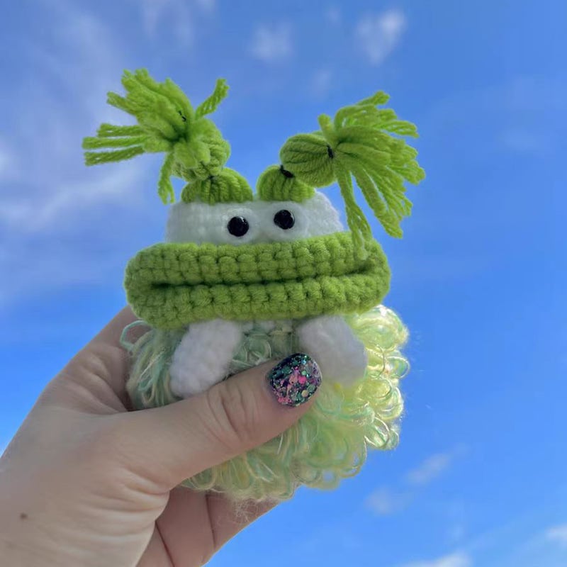 Kraft Key Bag | Handmade Crochet Design - Hartwella