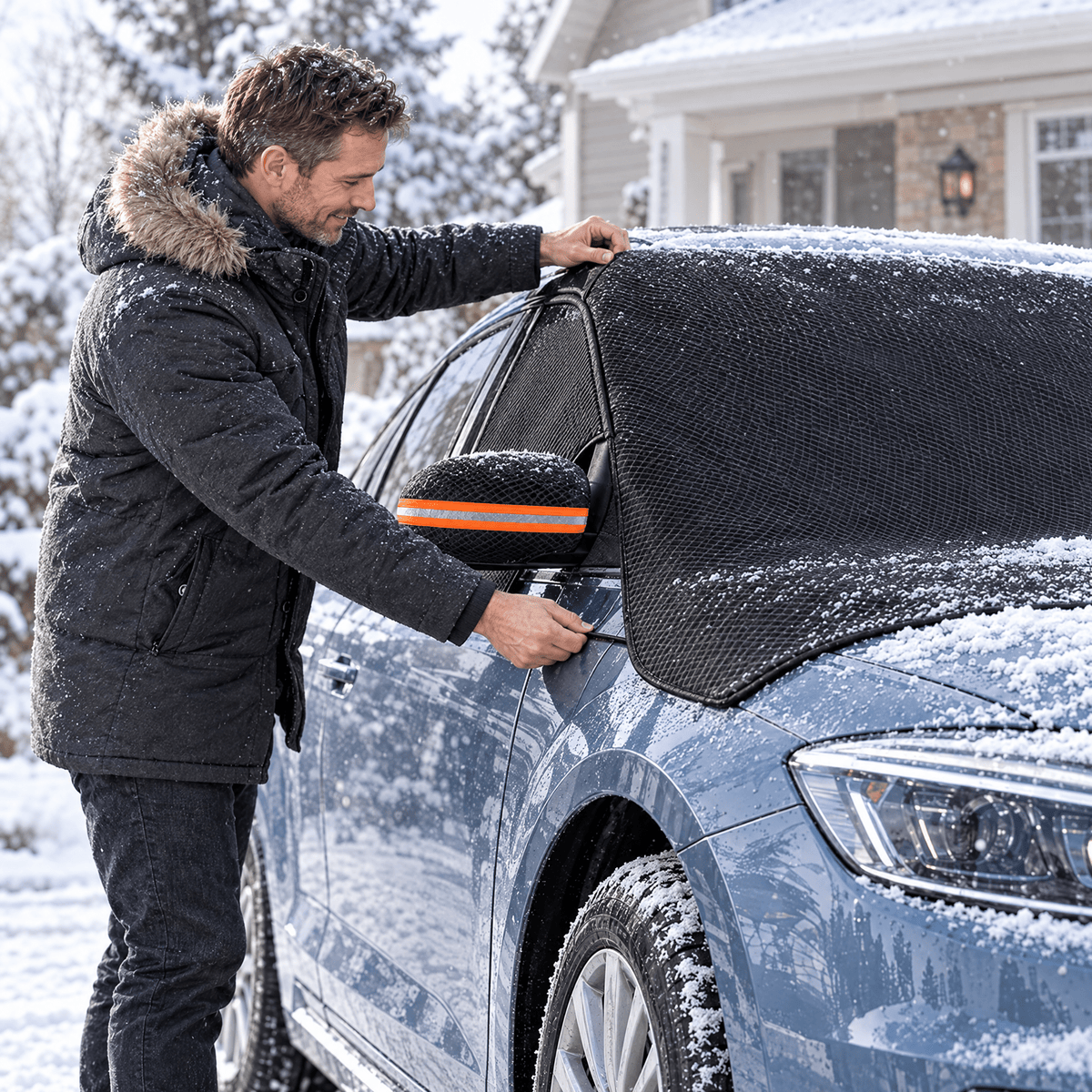 Kryo™ Oxford Windshield & Mirror Cover - Hartwella