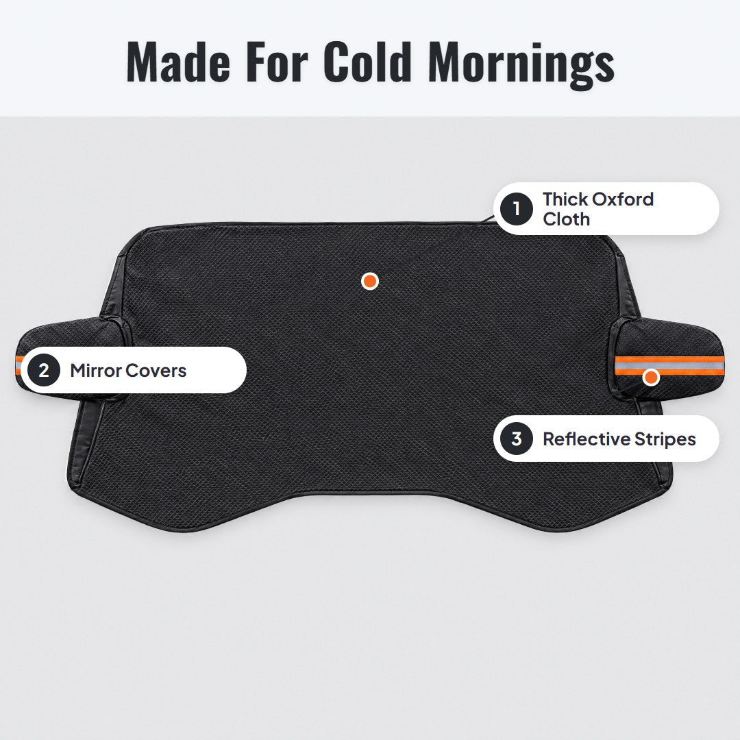 Kryo™ Oxford Windshield & Mirror Cover - Hartwella