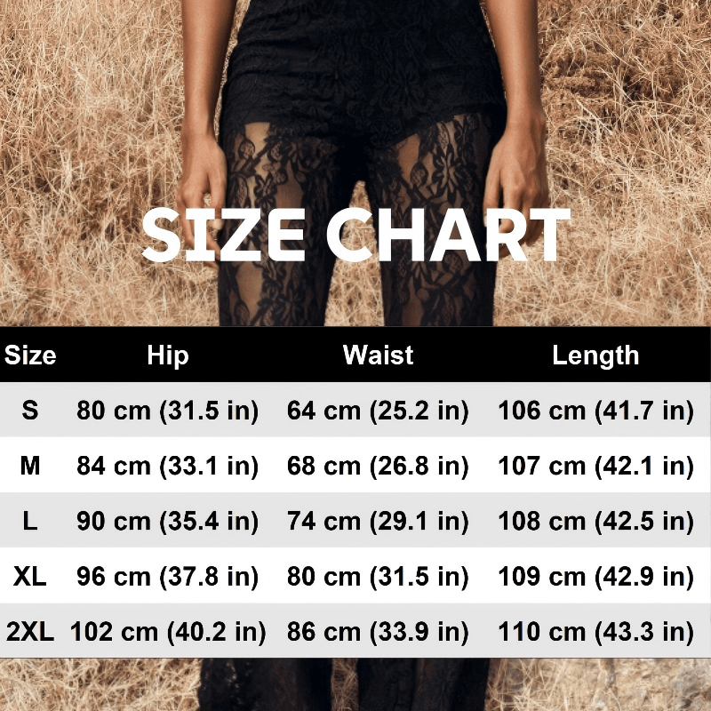 Lara Flare Pants | High - Waisted, Elegant Lace Overlay - Hartwella
