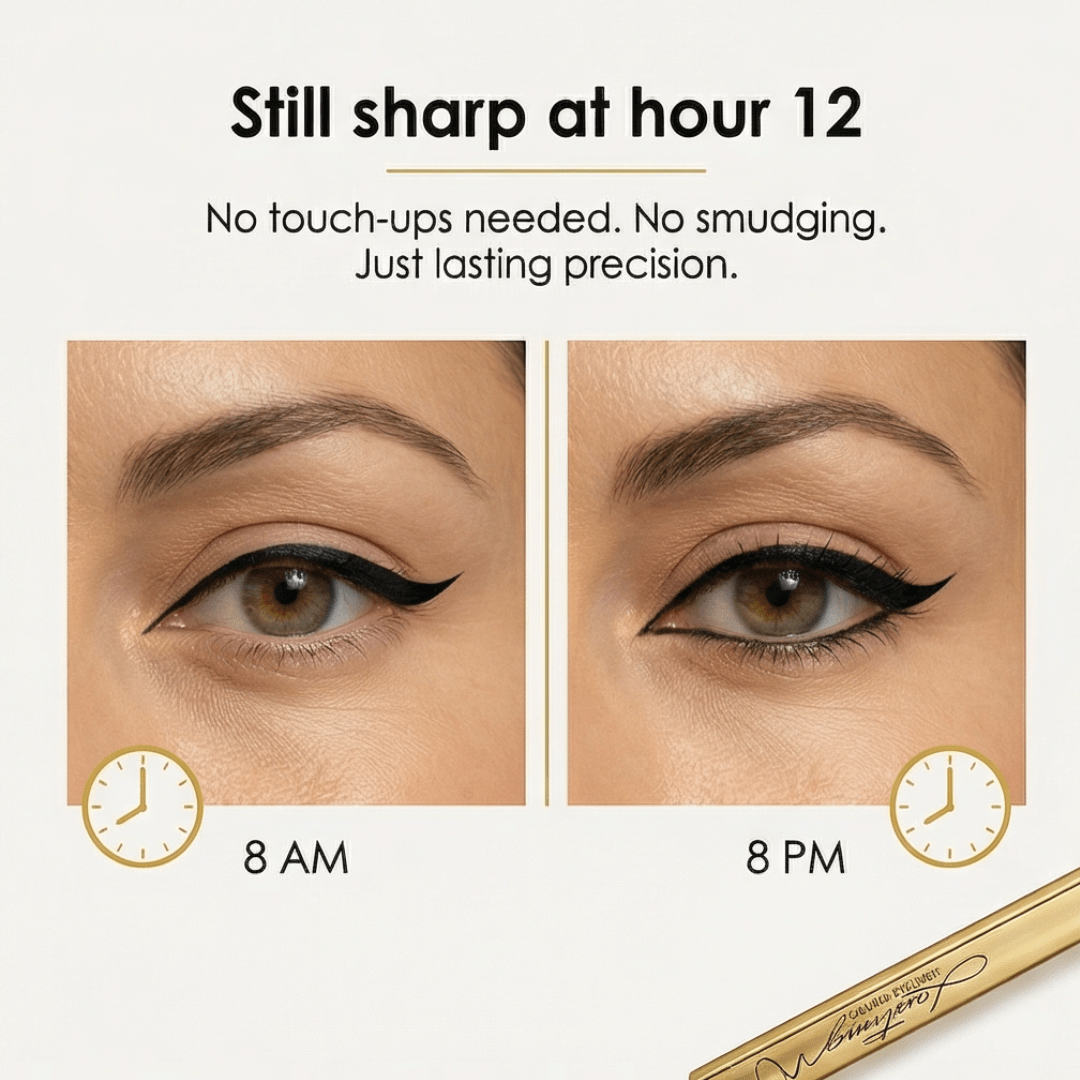 Lina Liquid Eyeliner Pen | Waterproof, Ultra-Fine Tip - Hartwella