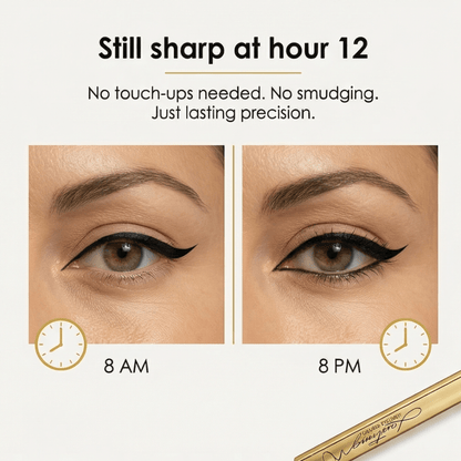 Lina Liquid Eyeliner Pen | Waterproof, Ultra-Fine Tip - Hartwella
