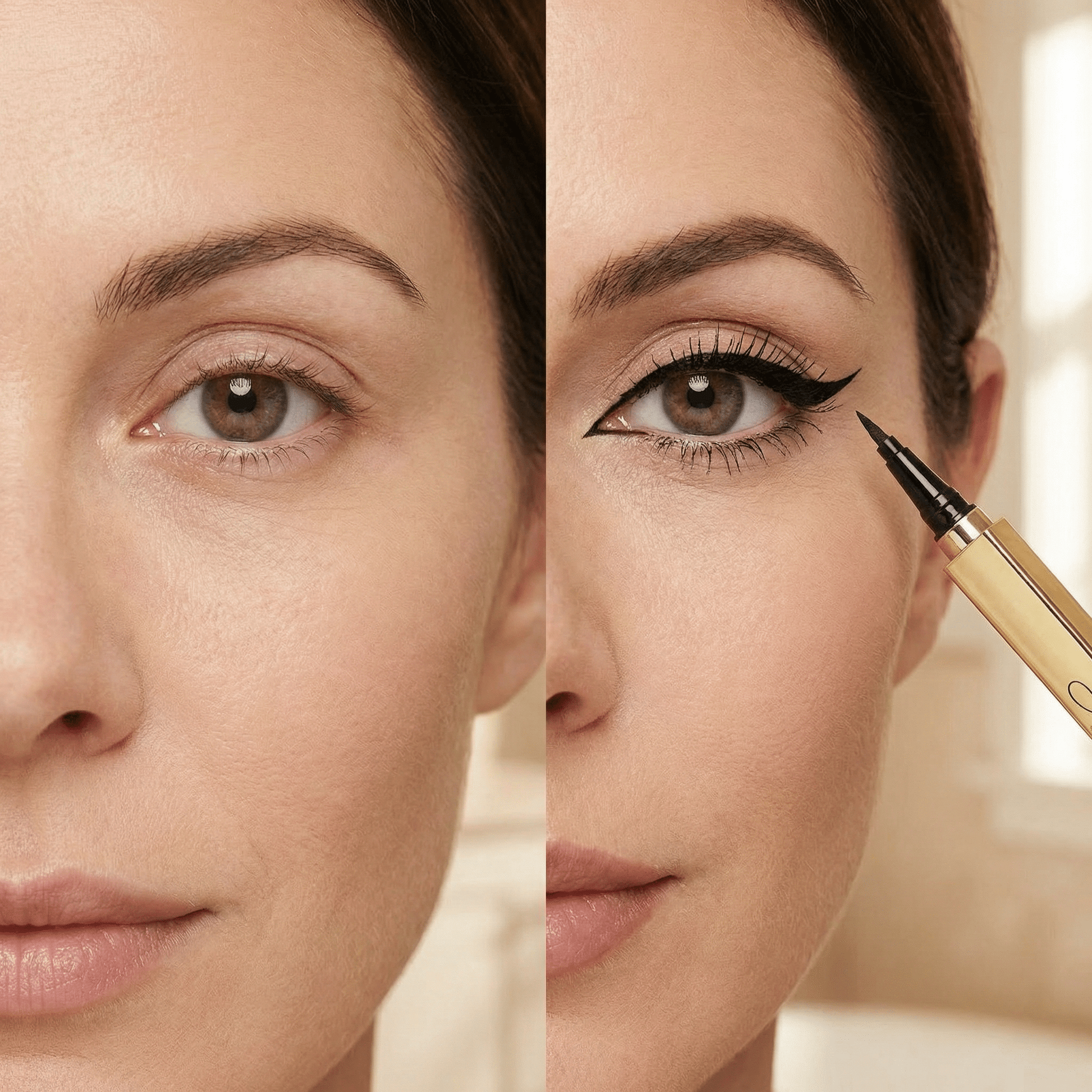 Lina Liquid Eyeliner Pen | Waterproof, Ultra-Fine Tip - Hartwella