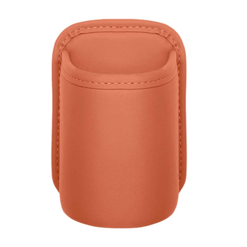 Liora Car Cup Holder | PU Leather, Wide-Mouth Opening, Phone Storage - Hartwella