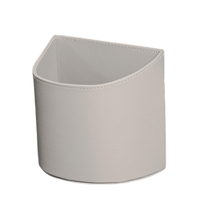 Liora Car Cup Holder | PU Leather, Wide-Mouth Opening, Phone Storage - Hartwella