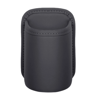 Liora Car Cup Holder | PU Leather, Wide-Mouth Opening, Phone Storage - Hartwella