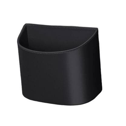 Liora Car Cup Holder | PU Leather, Wide-Mouth Opening, Phone Storage - Hartwella