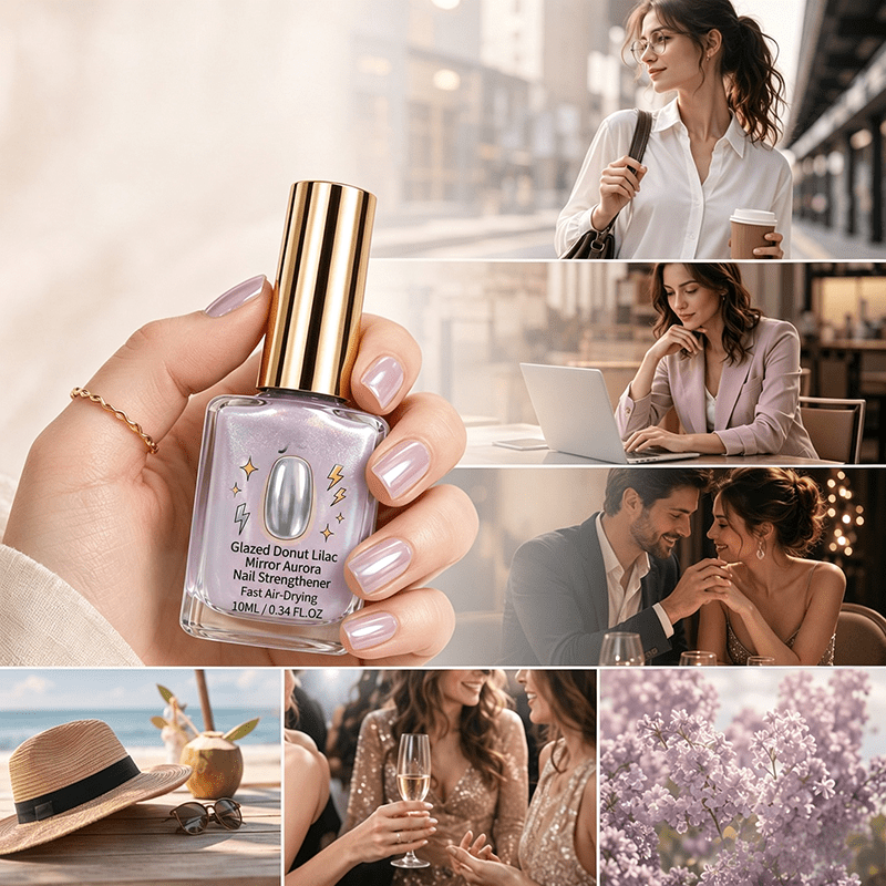 Liora Nail Strengthener | Fast Drying, Glossy Mirror Finish, 10 ml - Hartwella