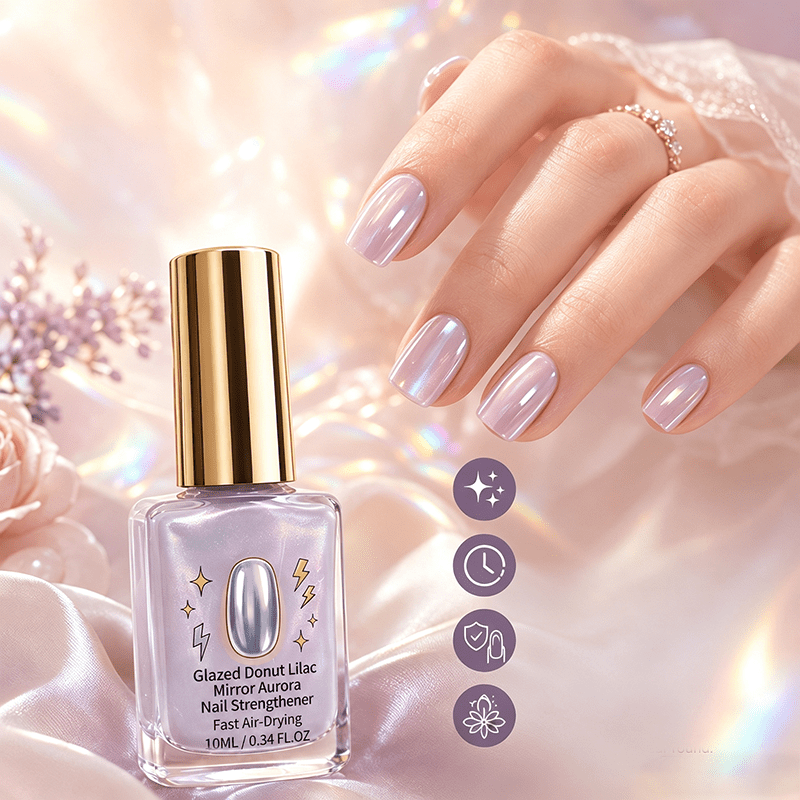 Liora Nail Strengthener | Fast Drying, Glossy Mirror Finish, 10 ml - Hartwella