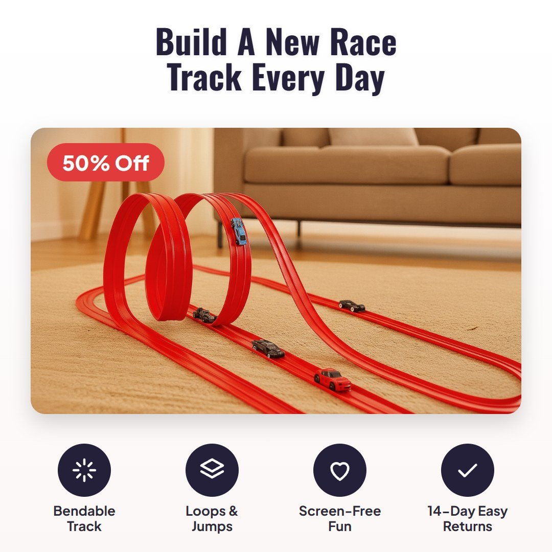 Loopra™ Flexible Racing Track Set