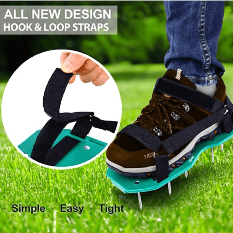 Luma Aerator Shoes | Adjustable Spike Sandals for Lawn Aeration - Hartwella