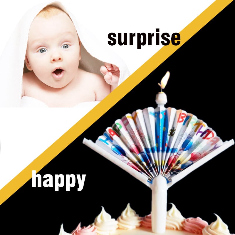 Luma Birthday Candle | Magical Fan - Powered Birthday Cake Candle - Hartwella