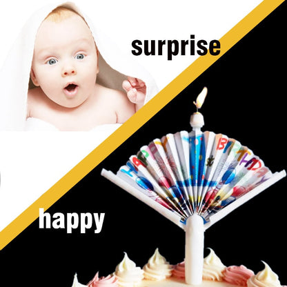 Luma Birthday Candle | Magical Fan - Powered Birthday Cake Candle - Hartwella