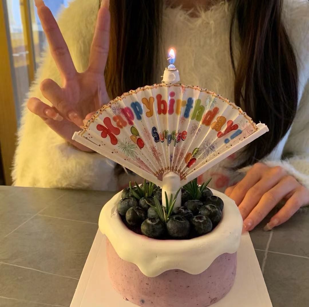 Luma Birthday Candle | Magical Fan - Powered Birthday Cake Candle - Hartwella