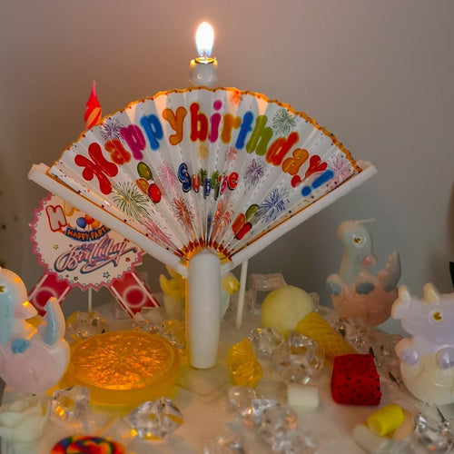 Luma Birthday Candle | Magical Fan - Powered Birthday Cake Candle - Hartwella