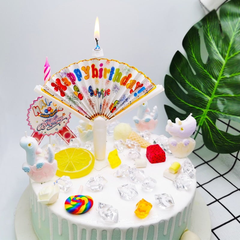 Luma Birthday Candle | Magical Fan - Powered Birthday Cake Candle - Hartwella