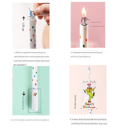 Luma Birthday Candle | Magical Fan - Powered Birthday Cake Candle - Hartwella