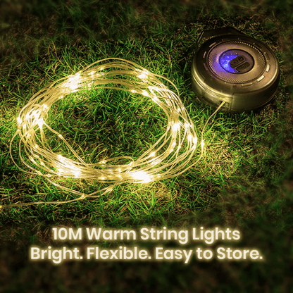 Luma Camping Light | Retractable Lantern & String Lights - Hartwella
