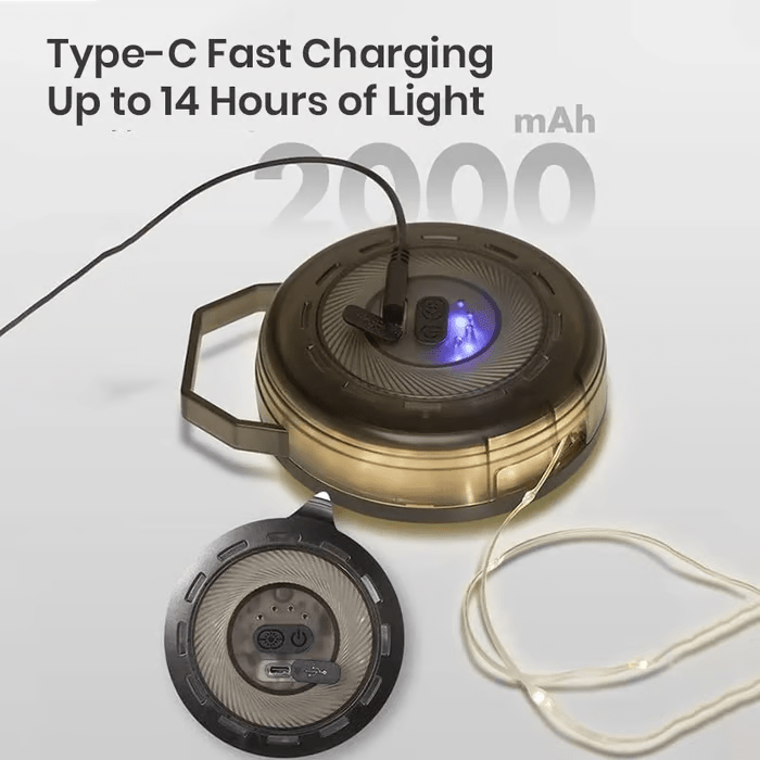 Luma Camping Light | Retractable Lantern & String Lights - Hartwella