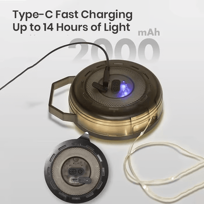 Luma Camping Light | Retractable Lantern & String Lights - Hartwella