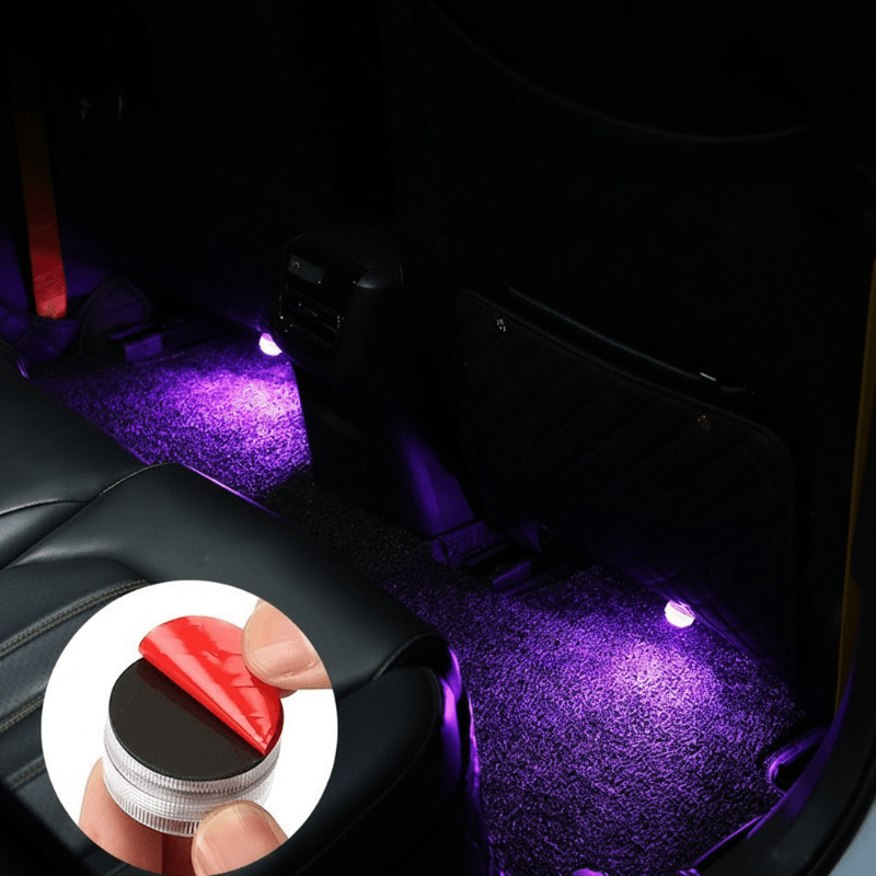 Luma Car LED Lights | 13 Color Ambient, Wireless Remote Control - Hartwella