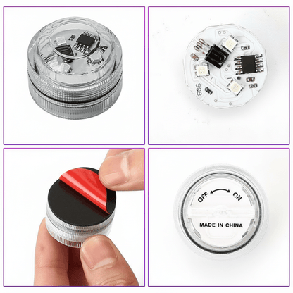 Luma Car LED Lights | 13 Color Ambient, Wireless Remote Control - Hartwella