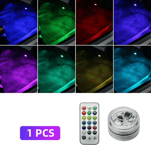 Luma Car LED Lights | 13 Color Ambient, Wireless Remote Control - Hartwella