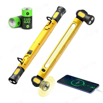 Luma LED Work Light | 3000 Lumens, Rechargeable, Magnetic Base - Hartwella
