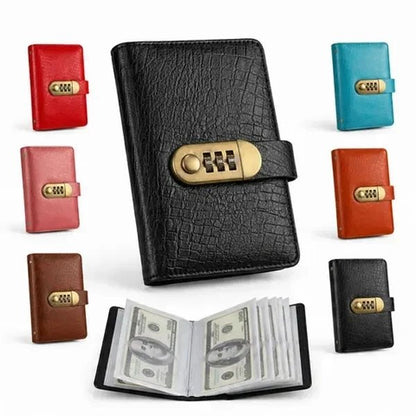 Luma Money Saving Binder | Secure PU Leather, 3-Digit Lock - Hartwella