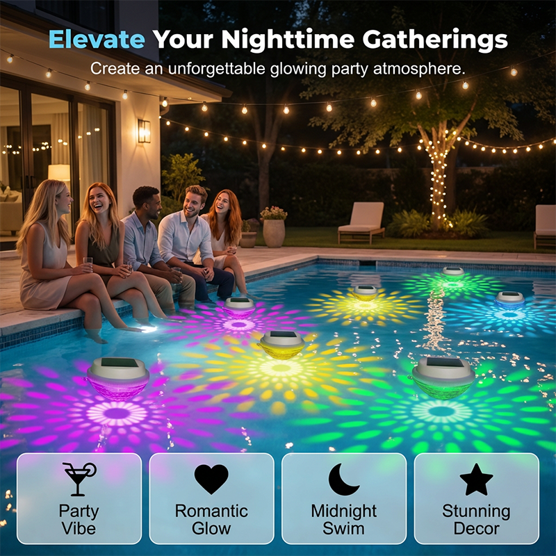 Luma Solar Floating Light | Color-Changing, Waterproof - Hartwella