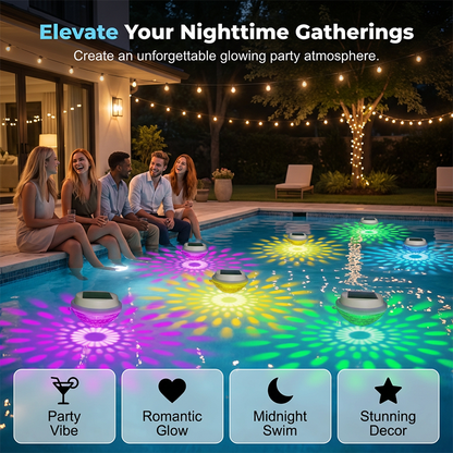 Luma Solar Floating Light | Color-Changing, Waterproof - Hartwella