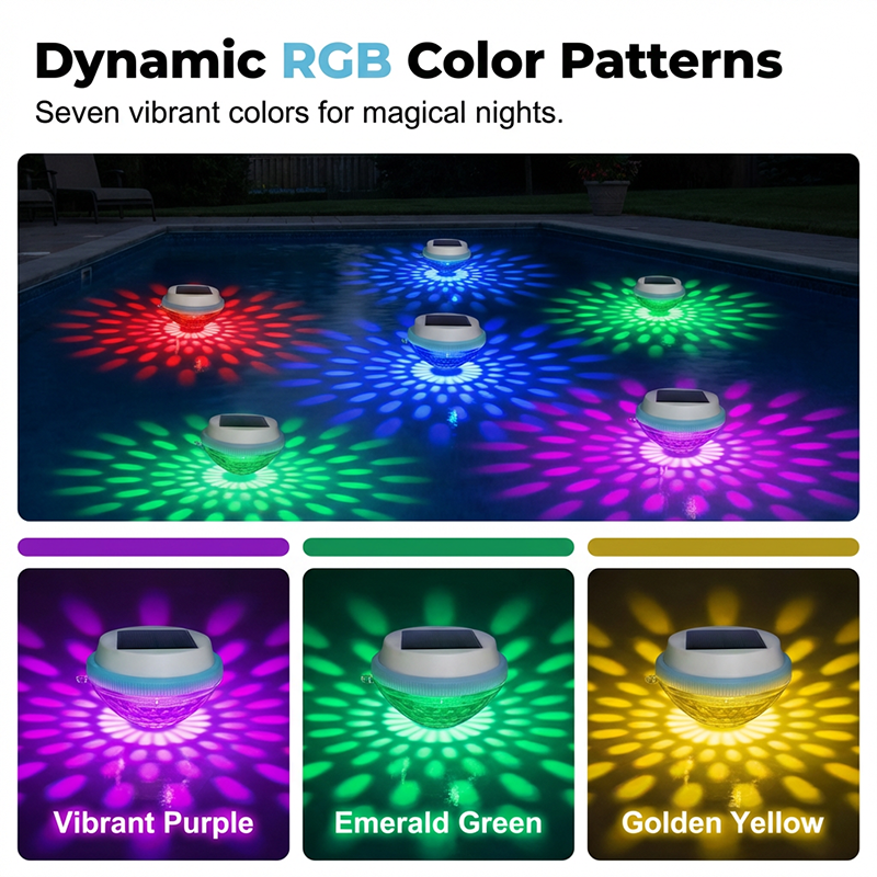 Luma Solar Floating Light | Color-Changing, Waterproof - Hartwella