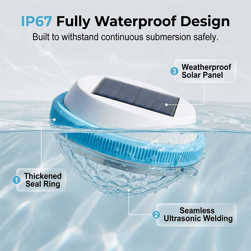 Luma Solar Floating Light | Color-Changing, Waterproof - Hartwella