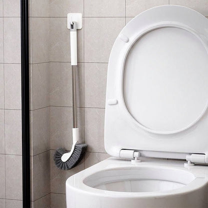 Luma Toilet Brush | Curved Head, Stainless Steel Handle - Hartwella