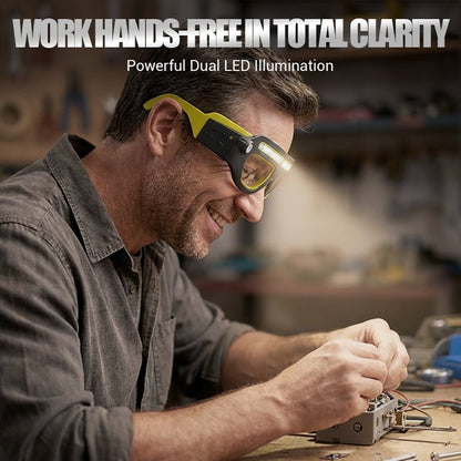 LumaVision Glasses | Ultra - Lightweight LED Illumination - Hartwella