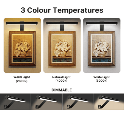 Lumi Picture Light | Wireless, Battery Operated, Remote Control - Hartwella
